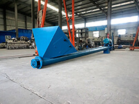 螺旋輸送機的輸送結構為：螺旋機殼，螺旋軸，螺旋葉片，螺旋電機等多個(gè)部件的使用。